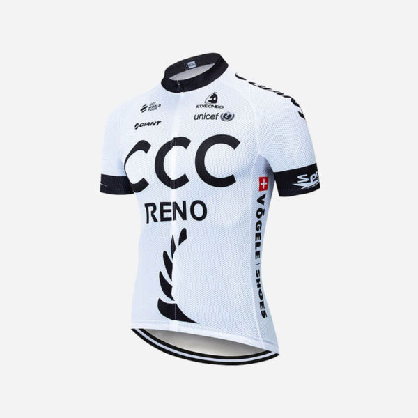 CCC TEAM CYCLING JERSEY WHITE