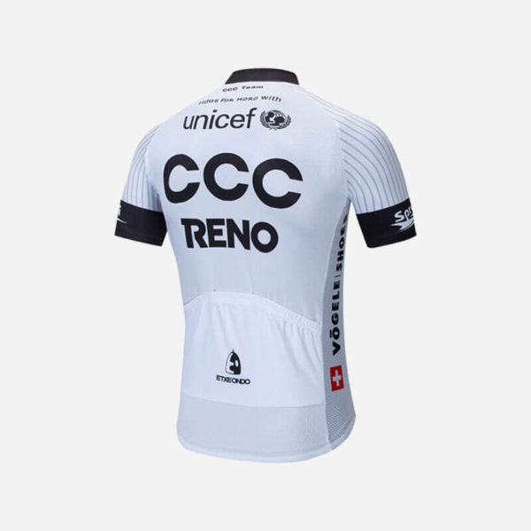 CCC TEAM CYCLING JERSEY WHITE