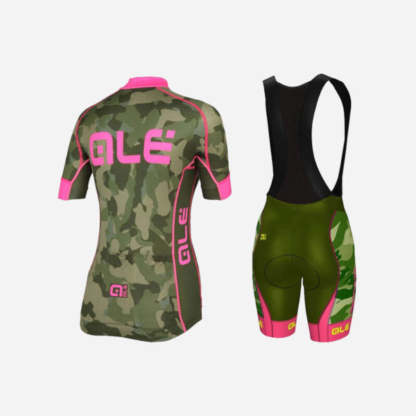 Women's camouflage cycling suit